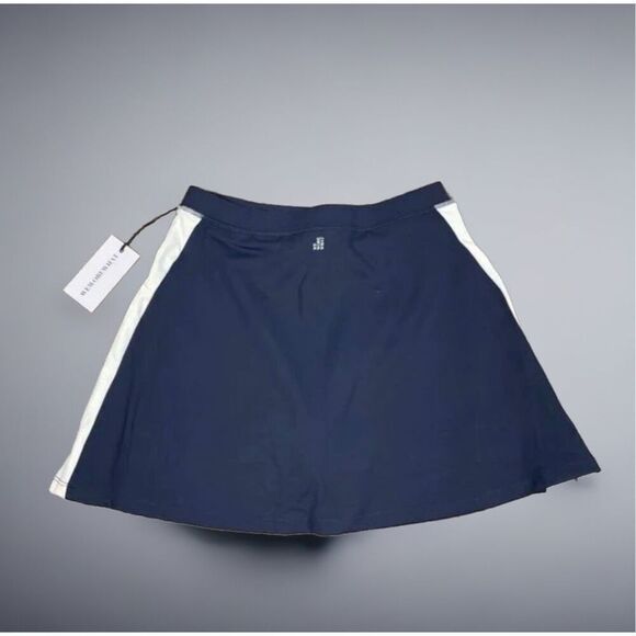 WeWoreWhat Revolve Tennis Active Skort Blue Optic White Size L NWT - Picture 8 of 12